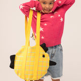 Kids Star Jacquard Sweater_Strawberry