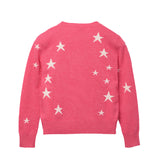 Kids Star Jacquard Sweater_Strawberry