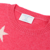 Kids Star Jacquard Sweater_Strawberry