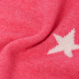Kids Star Jacquard Sweater_Strawberry