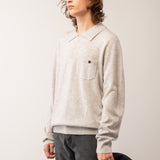 Men Polo Sweater_Grey