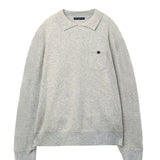 Men Polo Sweater_Grey