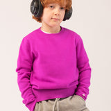 Kids Crew Neck Sweater_Purple
