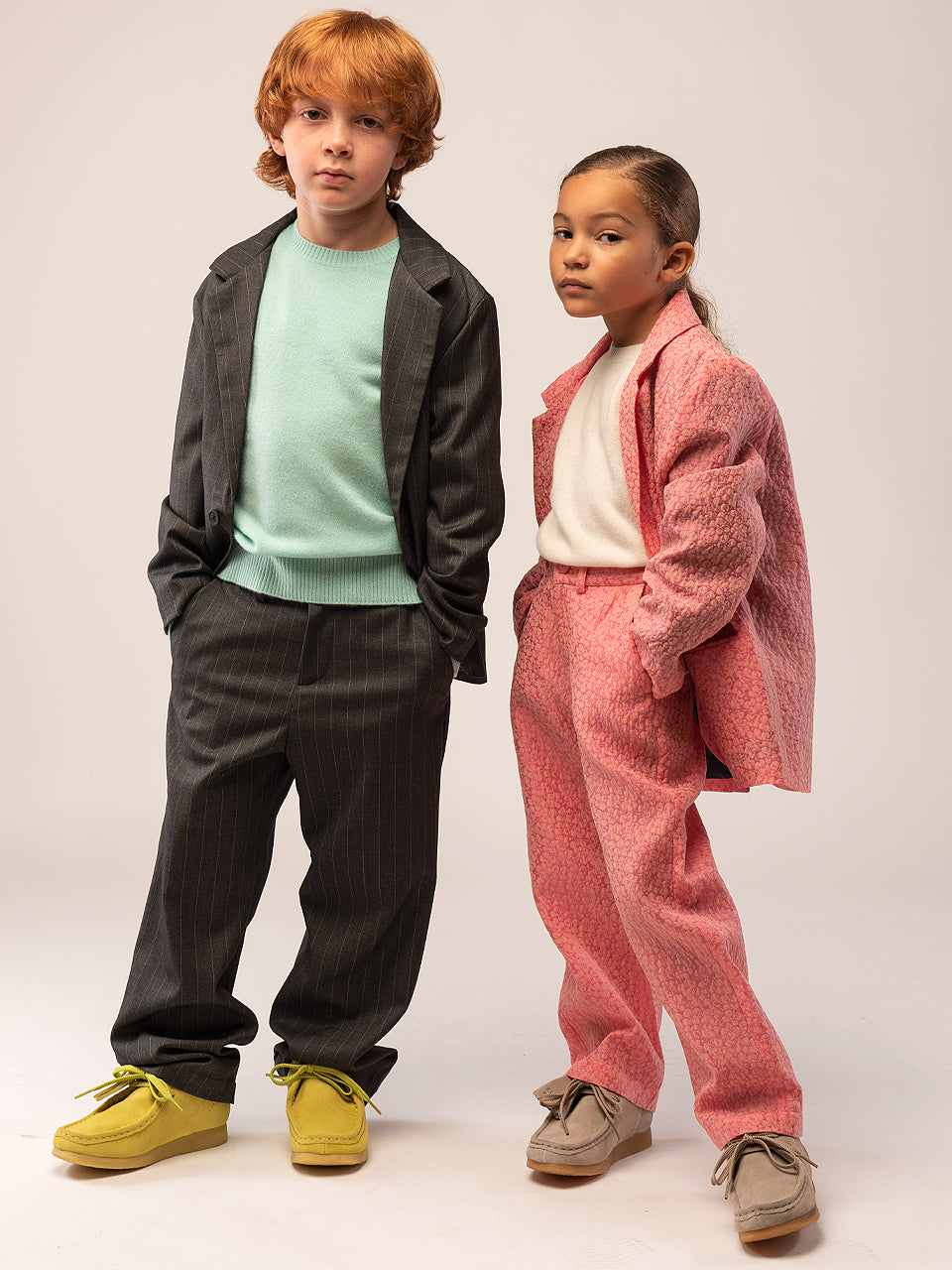 Kids Crew Neck Sweater_Mint