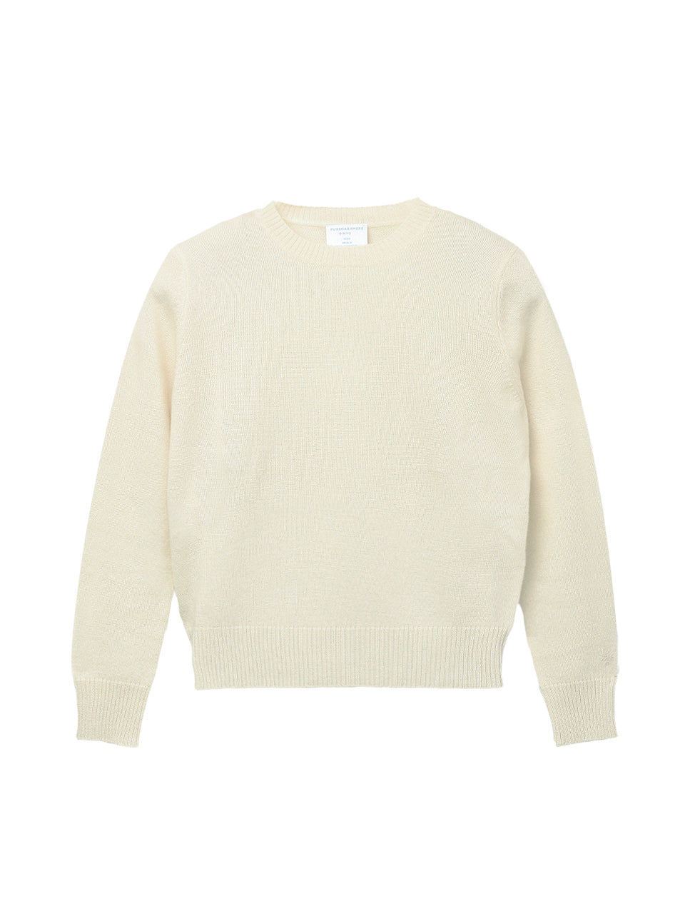 Kids Crew Neck Sweater_Vintage White