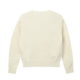 Kids Crew Neck Sweater_Vintage White