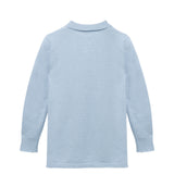 Kids Polo Sweater_Baby Blue