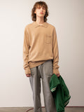 Men Polo Sweater_Camel