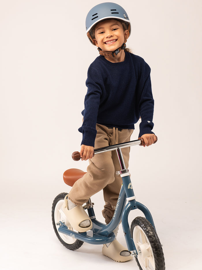 Kids Crew Neck Sweater_Navy