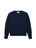 Kids Crew Neck Sweater_Navy