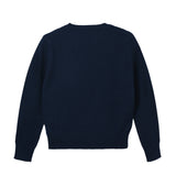 Kids Crew Neck Sweater_Navy
