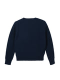 Kids Crew Neck Sweater_Navy
