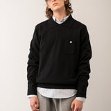Men Polo Sweater_Black