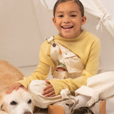 Kids Crew Neck Sweater_Yellow