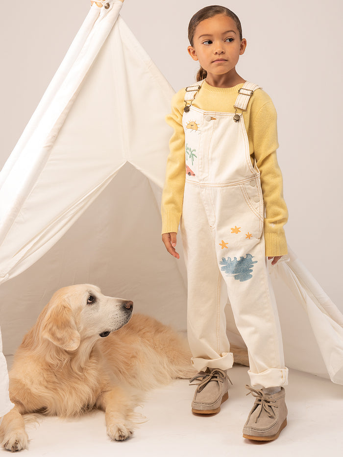 Kids Crew Neck Sweater_Yellow