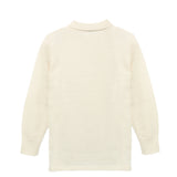 Kids Polo Sweater_Vintage White
