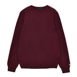 Men Crew Neck Sweater_Burgundy