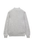 Men Mockneck Sweater_Grey