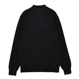 Men Mockneck Sweater_Black