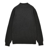 Men Mockneck Sweater_Graphite