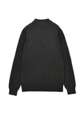 Men Mockneck Sweater_Graphite
