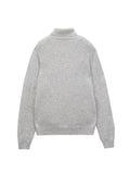 Men Turtleneck Sweater_Grey