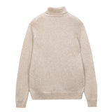 Men Turtleneck Sweater_Oatmeal